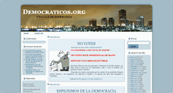 Desktop Screenshot of democraticos.org