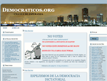 Tablet Screenshot of democraticos.org